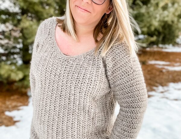 Crochet Raglan Sweater Free Pattern Hooked Hazel